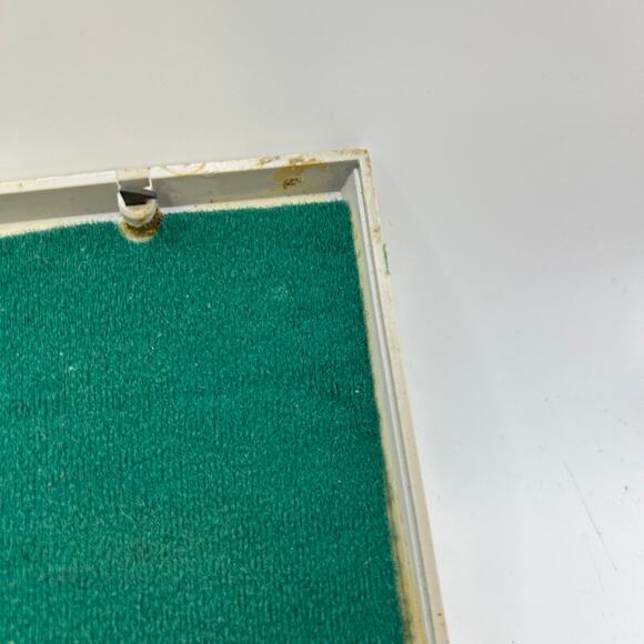 Vintage Faber Castell Pencil Case Green Rectangle Empty drawing utensil holder - Picture 5 of 13